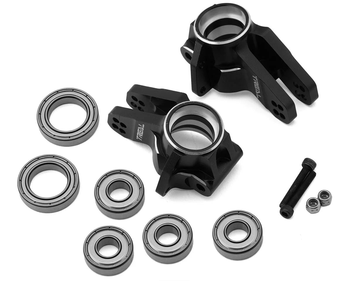 Treal Hobby Arrma Kraton 6S EXB Aluminum Rear Hubs (Black) - - Horizon Hobbies, Inc.
