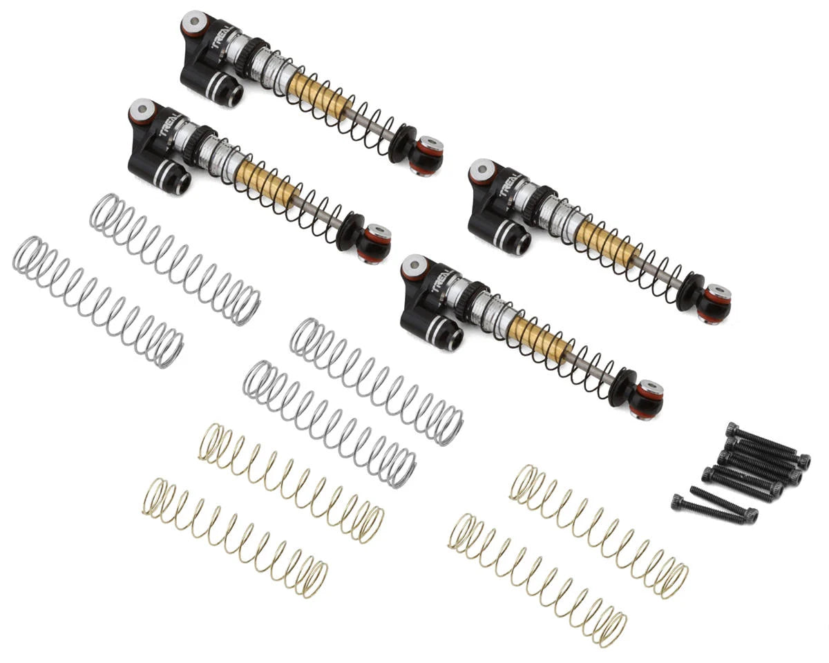 Treal Hobby Axial SCX24 Aluminum Long Travel Threaded Shocks (4) (43mm) - - AMain Distributing