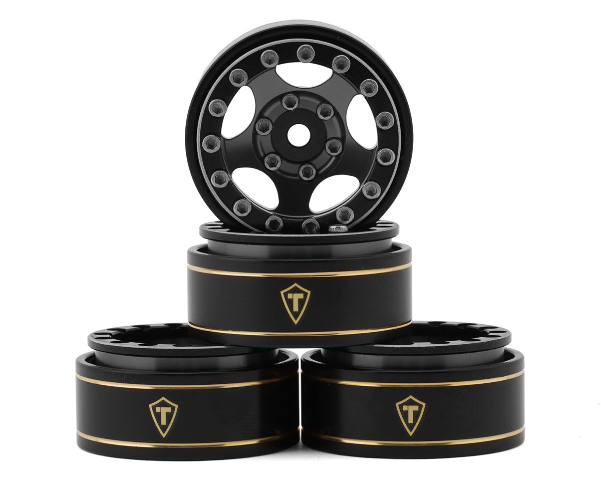 Treal Hobby Type B 1.0" 5-Spoke Beadlock Wheels - - AMain Distributing