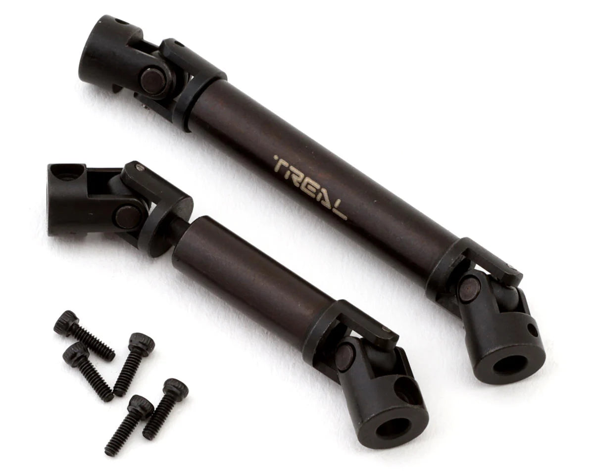 Treal Hobby Axial SCX24 Hardened Steel Driveshaft Set (C10/Jeep/Bronco) - - AMain Distributing