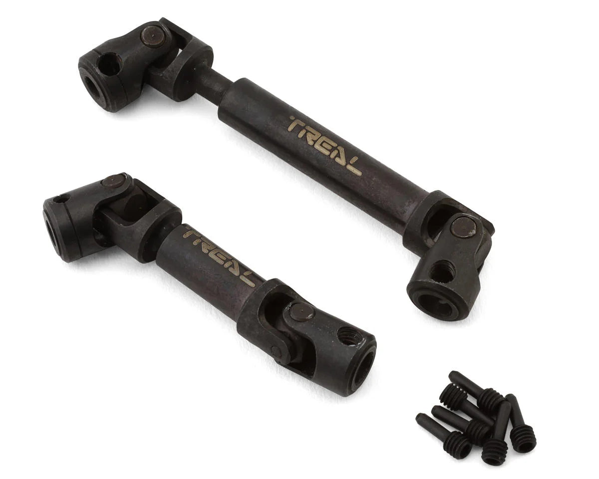 Treal Hobby Heavy Duty Steel Center Slider Driveshaft Set for Traxxas TRX-4M - - AMain Distributing