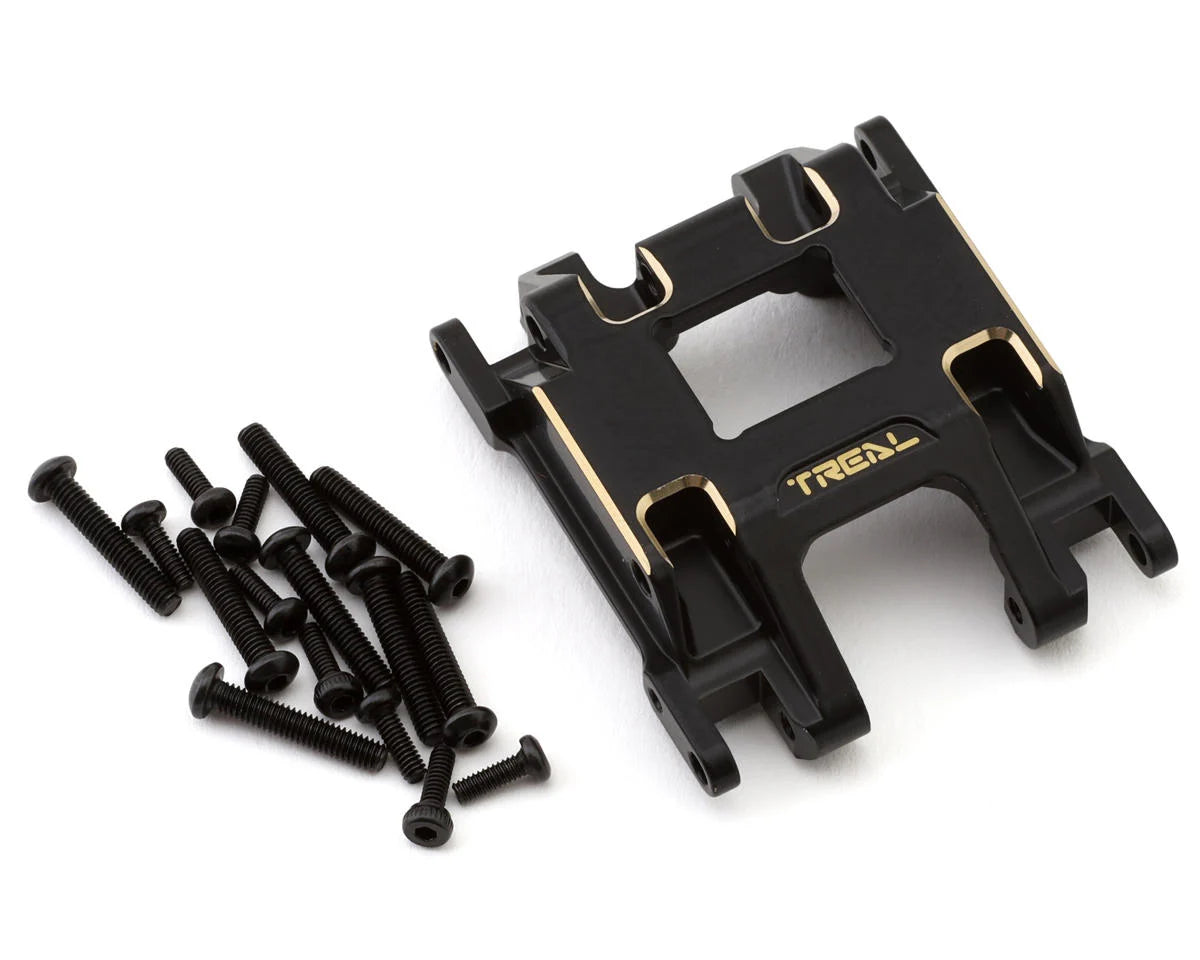 Treal Hobby CNC Brass Center Skid Plate for Traxxas TRX-4M (46.9g) - - AMain Distributing