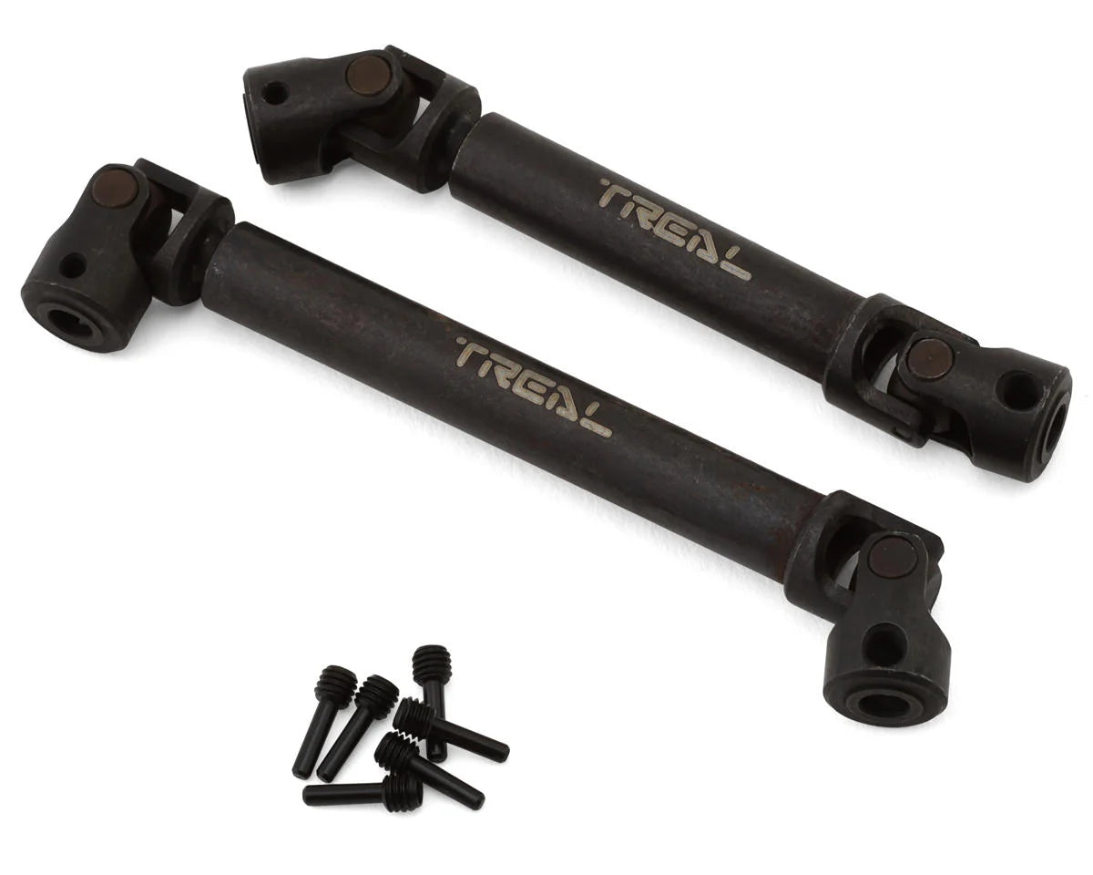 Treal Hobby Axial UTB18 Heavy Duty Steel Center Driveshafts (2) - stpatty - AMain Distributing