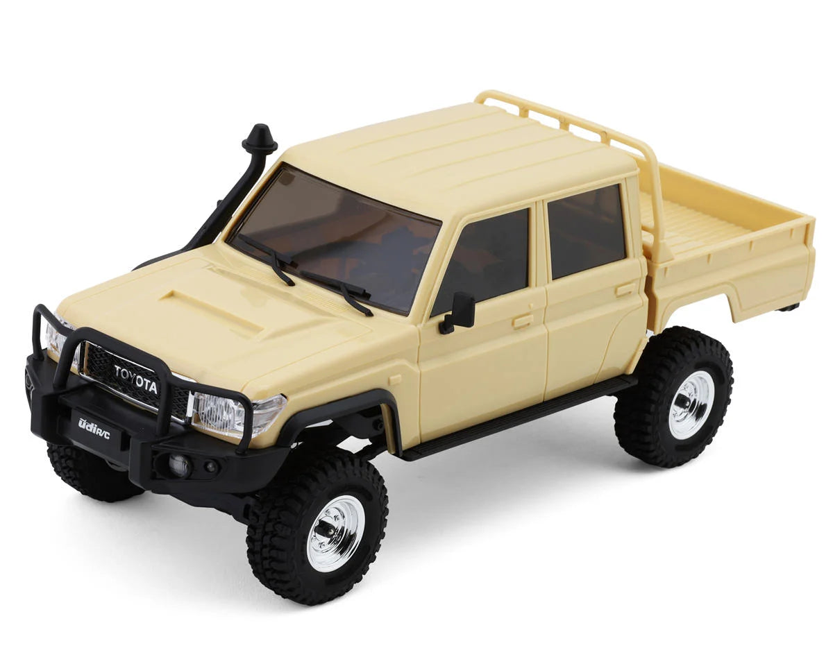 UDI RC UCX18 Pro Toyota Land Cruiser 1/18 RTR 4WD Brushless Rock Crawler w/2.4GHz Radio, Battery & Charger - - AMain Distributing