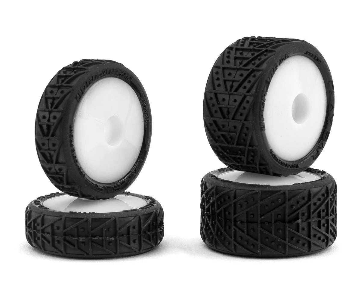 UpGrade RC Clay Bar Pre-Mounted Front and Rear Clay Tires for Losi® Micro-B™ (White) - - AMain Distributing