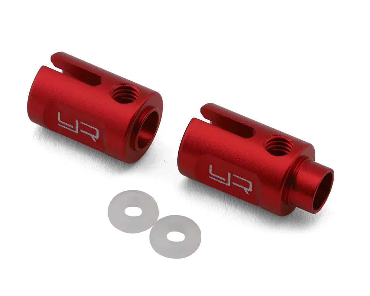 Yeah Racing Kyosho Fazer MK2 Aluminum Center Outdrives (Red) (2) - stpatty - AMain Distributing