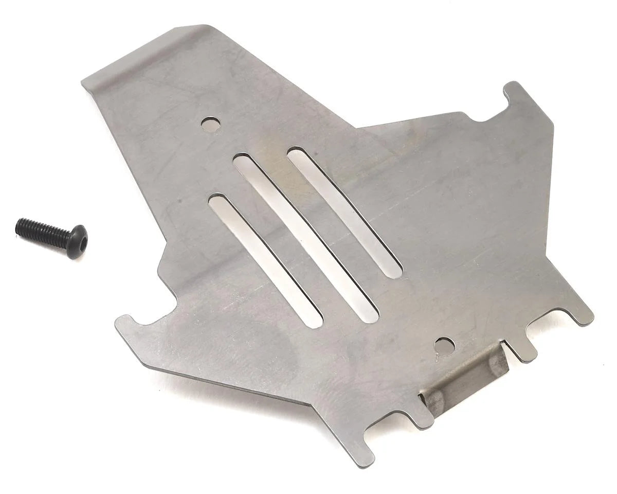 Yeah Racing Stainless Steel Skid Plate for Traxxas TRX-4 (Silver) - stpatty - AMain Distributing