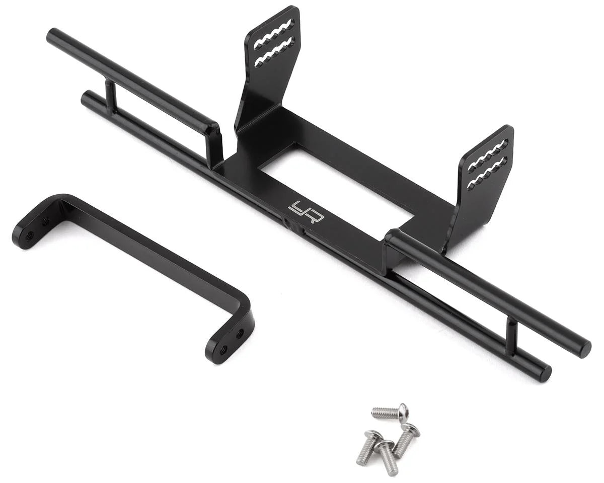 Yeah Racing Metal Rear Bumper for Traxxas TRX-4/TRX-6 (Black) - stpatty - AMain Distributing