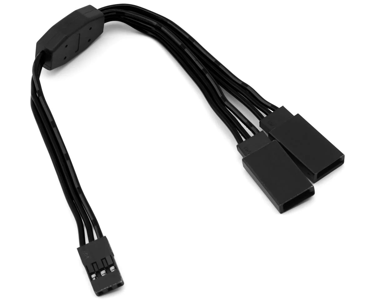 Yeah Racing 60-Core Y-Harness High Current Servo Extension Lead (JR/Futaba Plug) (150mm) - - AMain Distributing