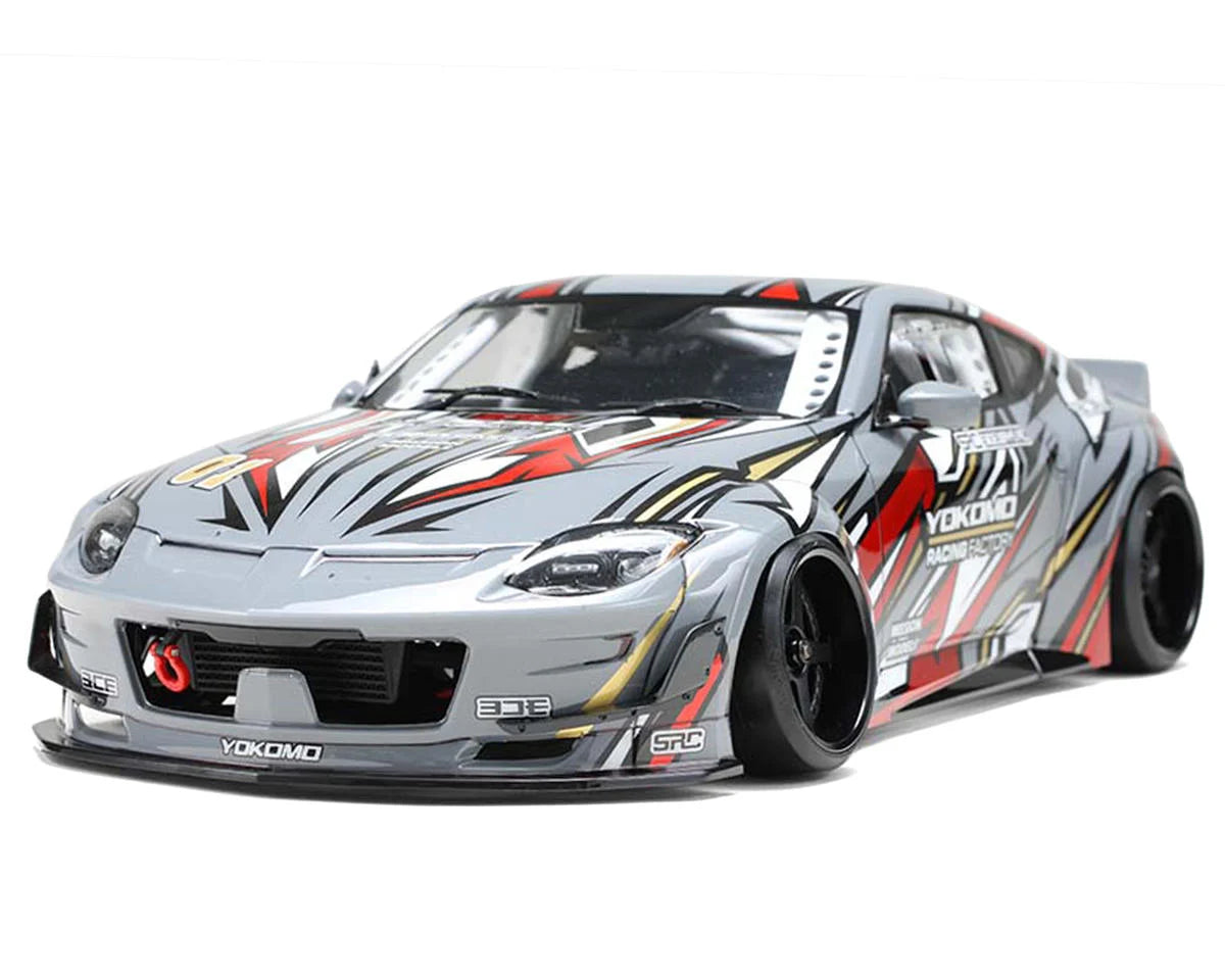 Yokomo Pandem Nissan Fairlady Z RZ34 Drift Body w/Light Bracket & Spoiler (Clear) - - AMain Distributing
