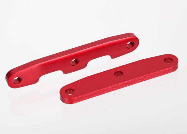Traxxas Aluminum Bulkhead Front & Rear Tie Bar Set (Red) - Parts - Traxxas