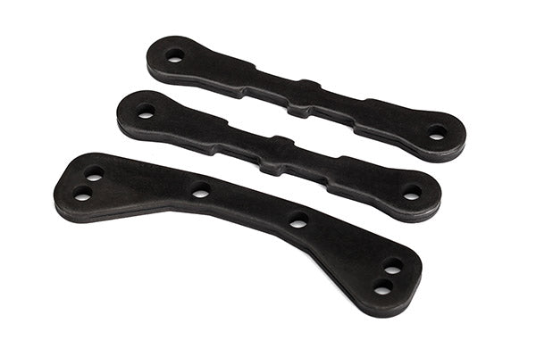 Traxxas Bulkhead tie bar, upper (1)/ lower (2) (steel) - Parts - Traxxas