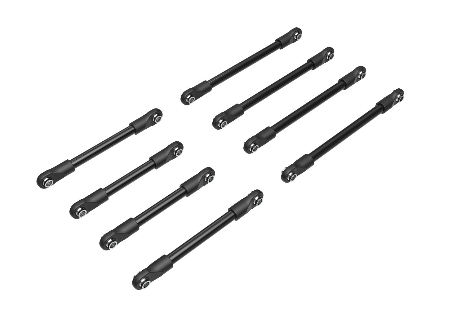 TRAXXAS Suspension link set, steel (includes 4x53mm front lower links (2), 4x46mm front upper links (2), 4x68mm rear lower or upper links (4)) - - Traxxas