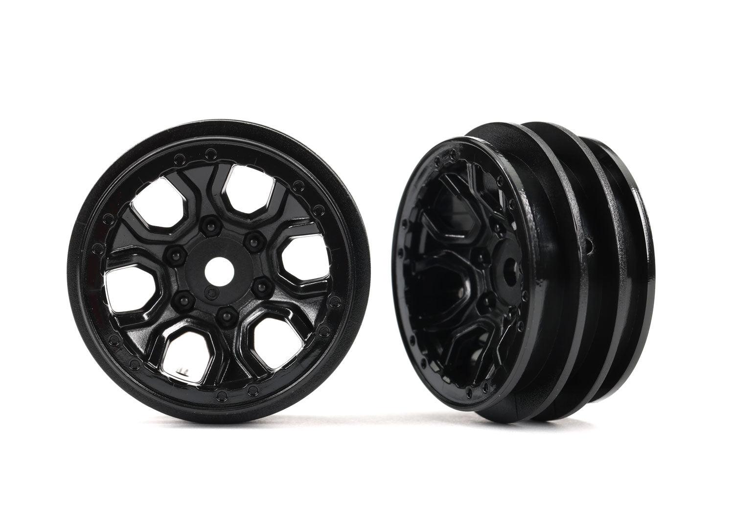 TRAXXAS TRX4M Wheels, 1.0' (black) (2) - - Traxxas