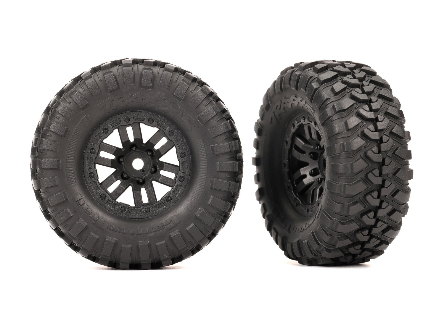 TRAXXAS TRX4M WHEELS & TIRES (2) - - Traxxas