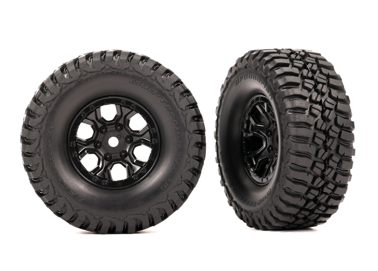 TRAXXAS TRX4M WHEELS & TIRES (2) - - Traxxas