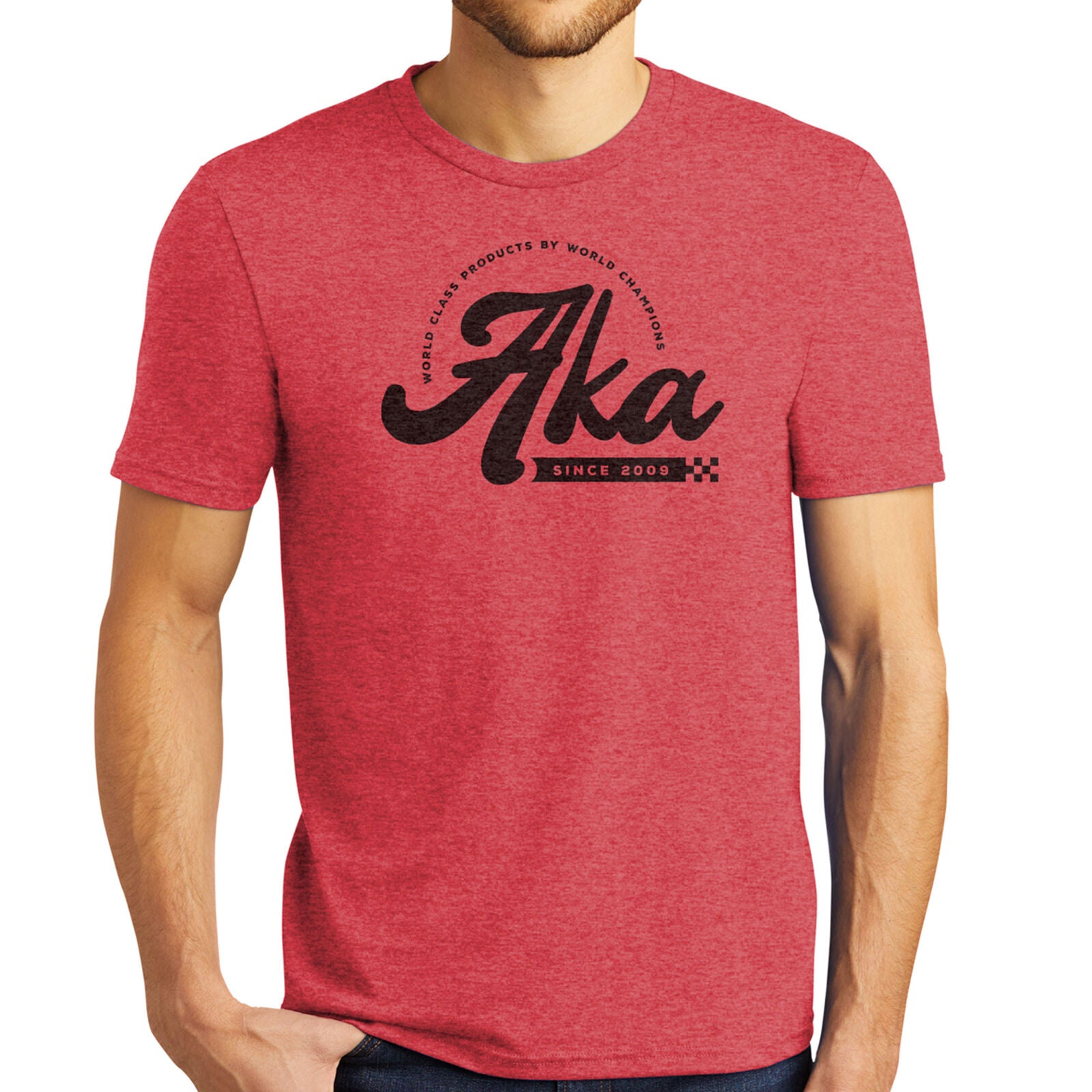 AKA Retro Tri-Blend Red T-Shirt - - Horizon Hobbies, Inc.