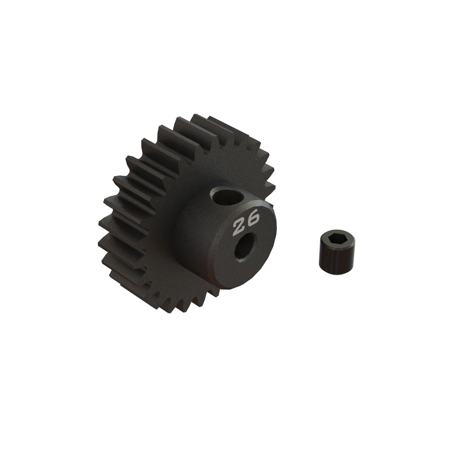 arrma pinion gear Arrma 26T 0.8Mod 1/8" Bore CNC Steel Pinion Gear, ARA311088