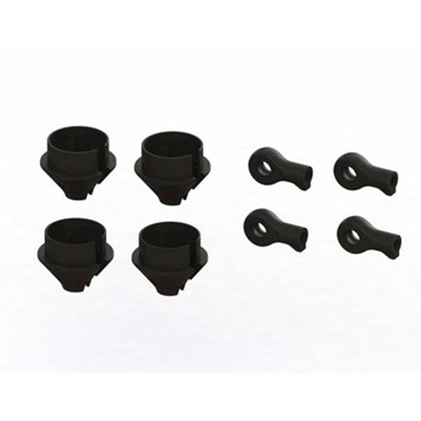 Arrma Mojave 6S BLX HD Shock Rod End & Spring Cup Set (4) - Remote Control Toys - Horizon Hobbies, Inc.