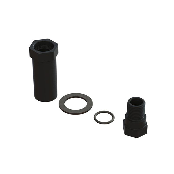Arrma BLX/Roller Aluminum Servo Saver Hub Set (BLACK) - Part - Horizon Hobbies, Inc.