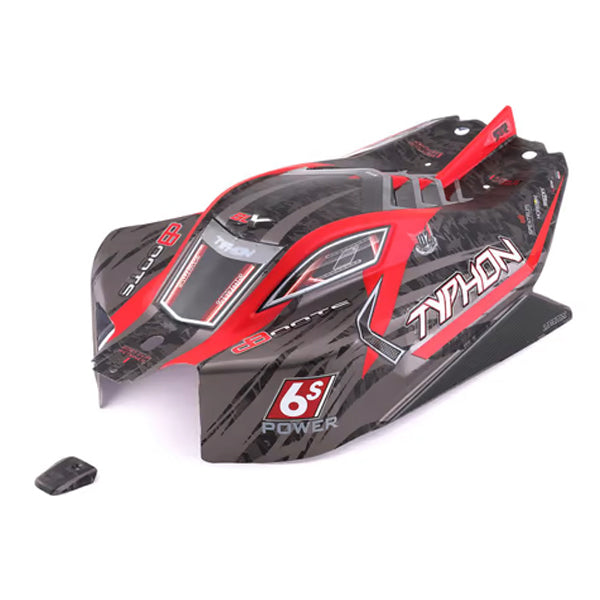 Arrma Typhon 6S BLX Pre-Painted Body (Red) - Body - Horizon Hobbies, Inc.