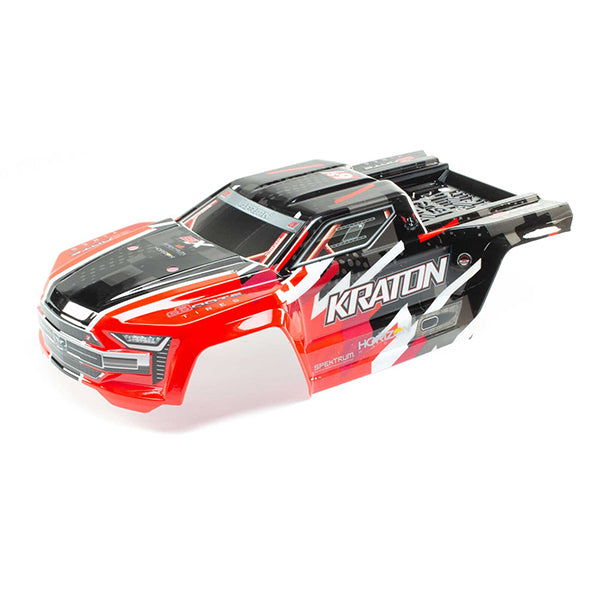 Arrma 1/8 Painted Body with Decals, Red: KRATON 6S BLX - Body - Horizon Hobbies, Inc.