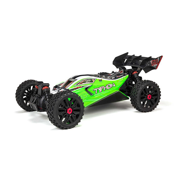 Arrma Typhon 4X4 V3 550 Mega RTR 4WD Buggy (Green) w/Spektrum SLT3 2.4GHz Radio - Remote Control Toys - Horizon Hobbies, Inc.