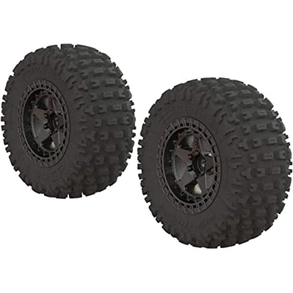 Arrma Dboots 'Fortress SC' Tire Set Glued Gun Metal (2) w/14mm Hex - Remote Control Toys - Horizon Hobbies, Inc.