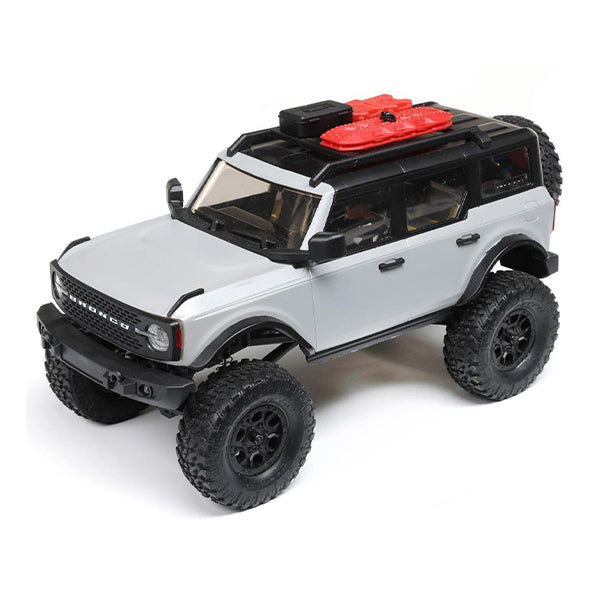 Axial SCX24 2021 Ford Bronco Hard Body 1/24 4WD RTR Scale Mini Crawler w/2.4GHz Radio Grey