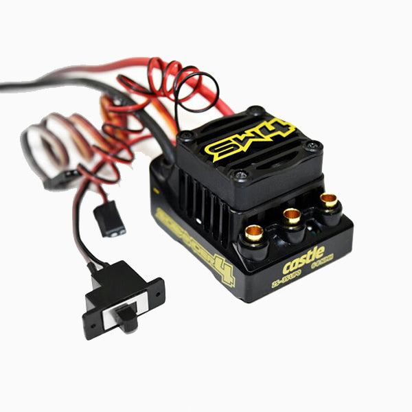 Castle Creations Sidewinder SV4 12.6V Waterproof 1/10 ESC - Remote Control Toys - Castle Creations