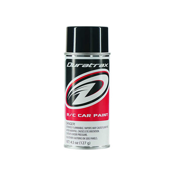DuraTrax Polycarb Basic Black Spray Paint (4.5oz) - Remote Control Toys - Horizon Hobbies, Inc.