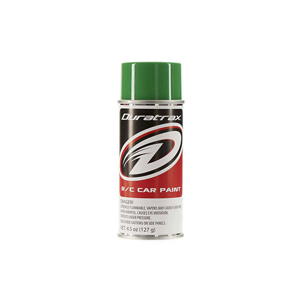 DuraTrax Polycarbonate Spray (Rally Green) (4.5oz) - Remote Control Toys - Horizon Hobbies, Inc.