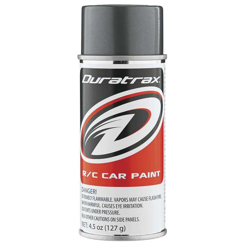 DuraTrax Polycarb Gunmetal Lexan Spray Paint (4.5oz) - Remote Control Toys - Horizon Hobbies, Inc.