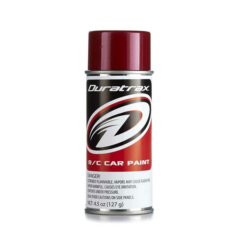 DuraTrax Polycarb Spray (Metallic Red) (4.5oz) - Remote Control Toys - Horizon Hobbies, Inc.