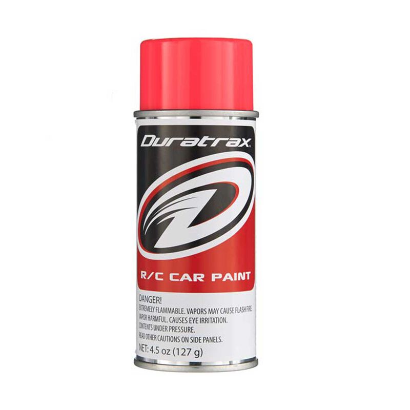 DuraTrax Polycarb Spray, Fluorescent Red, 4.5 oz - Remote Control Toys - Horizon Hobbies, Inc.