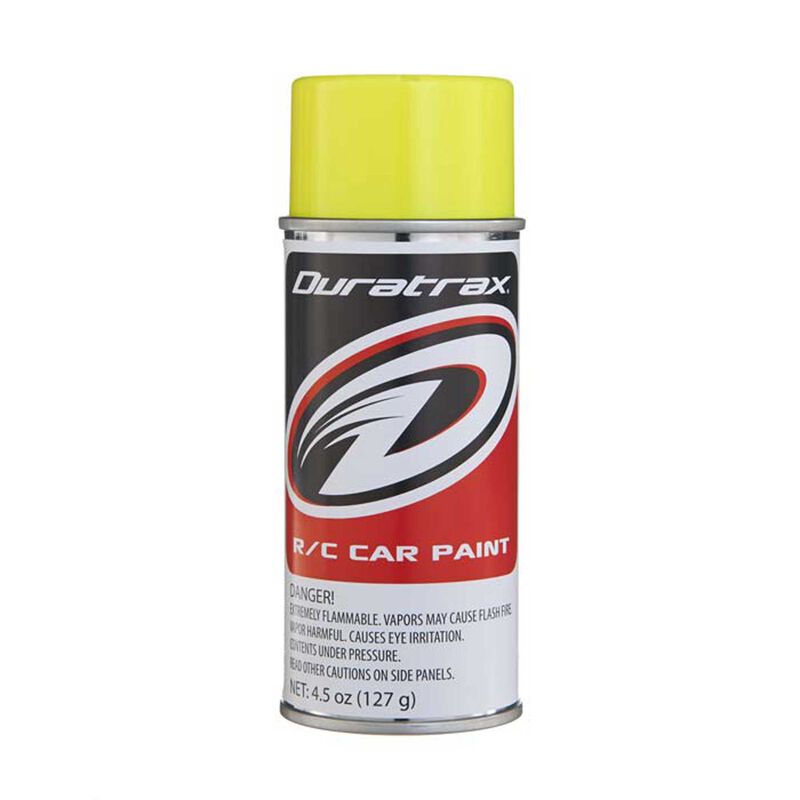 DuraTrax Polycarb Fluorescent Yellow Lexan Spray Paint