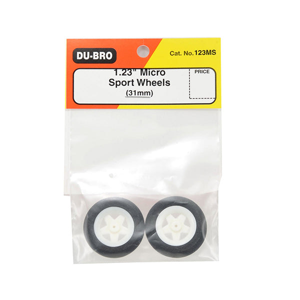 DuBro 1.23" Micro Sport Wheel Set (2) - Remote Control Toys - Horizon Hobbies, Inc.