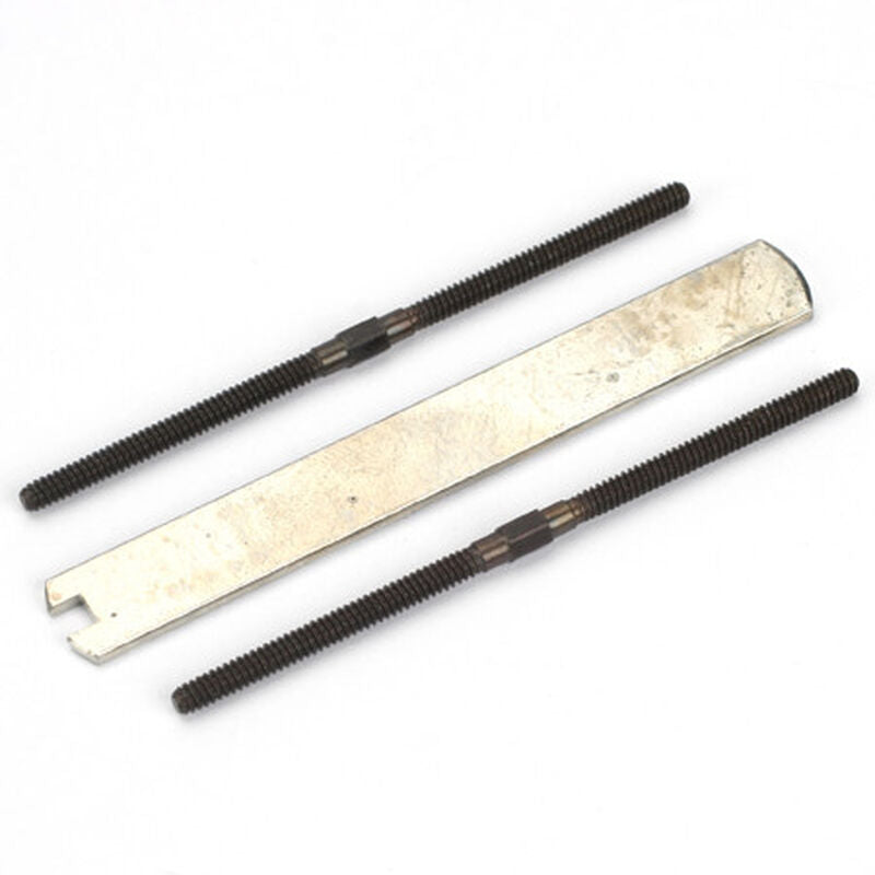 DuBro Turnbuckles (2) with Wrench 4-40, 2-5/8" Long -  - Horizon Hobbies, Inc.