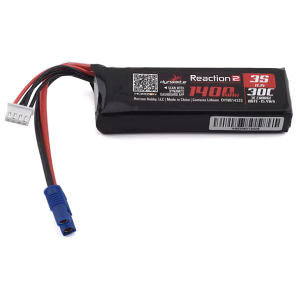 Dynamite 3S LiPo Battery Pack (11.1V/1400mAh) w/EC3 Connector - Remote Control Toys - Horizon Hobbies, Inc.