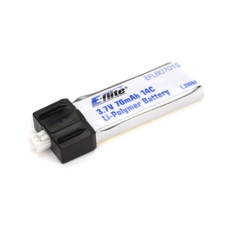 E-flite 1S LiPo Battery 14C (3.7V/70mAh) - Remote Control Toys - Horizon Hobbies, Inc.
