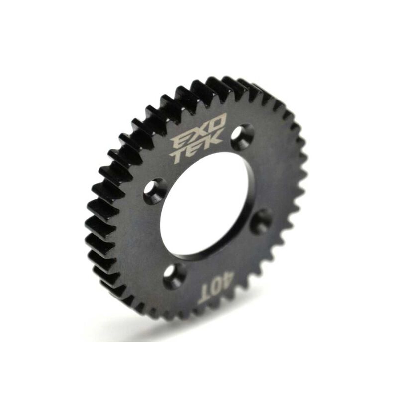 Exotek HD 40T Spur Gear, Hardened Steel: Tenacity, Lasernut - Parts - Horizon Hobbies, Inc.