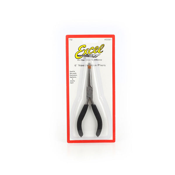 Excel 6" Smooth Jaw Needle Nose Pliers - Remote Control Toys - Horizon Hobbies, Inc.