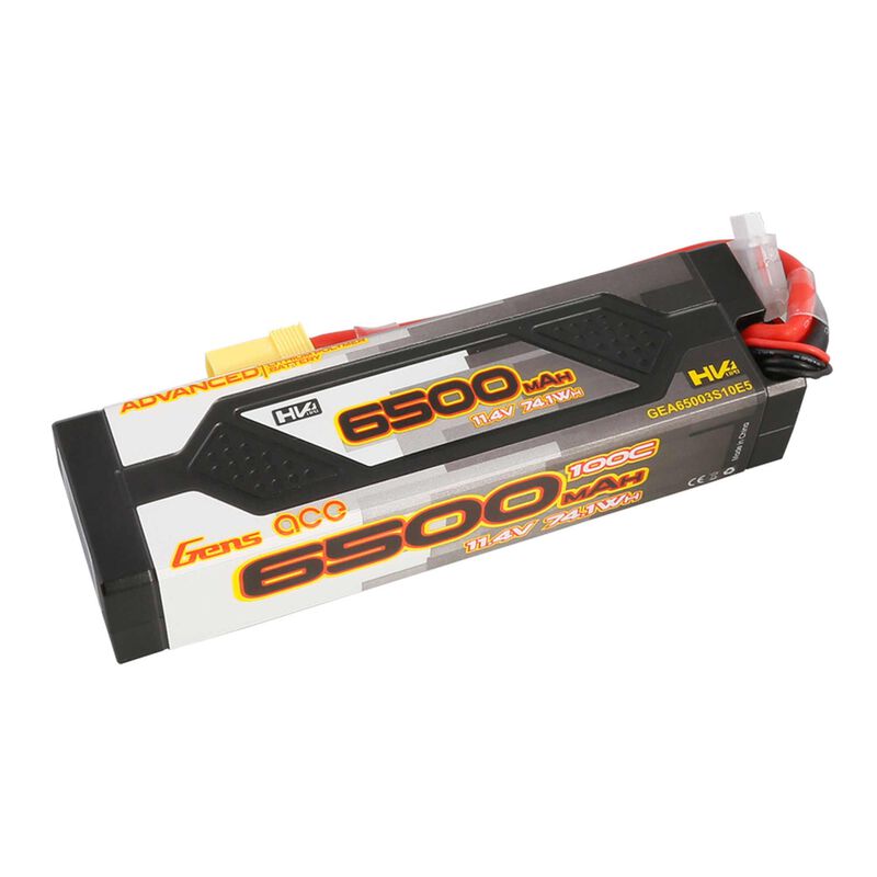 Gens Ace 3S LiHV Advanced Series LiPo Battery 100C (11.4V/6500mAh) w/EC5 Connector - Battery - Horizon Hobbies, Inc.