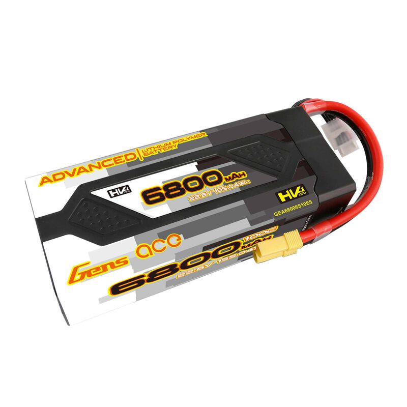 Gens Ace 6S LiHV Advanced Series LiPo Battery 100C (22.8V/6800mAh) w/EC5 Connector - Battery - Horizon Hobbies, Inc.