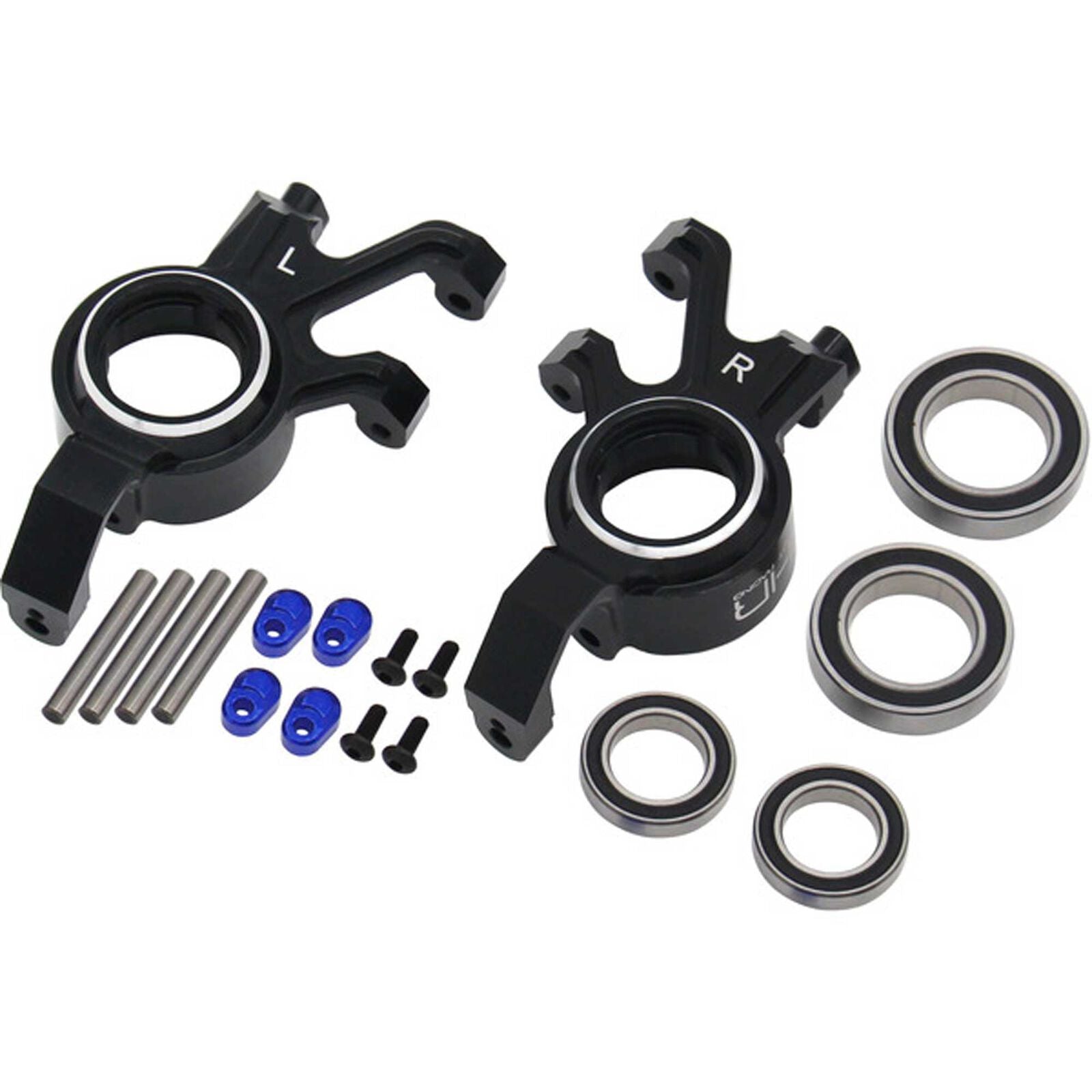 Hot Racing Traxxas X-Maxx Aluminum Steering Blocks Over Size Bearing - - Horizon Hobbies, Inc.
