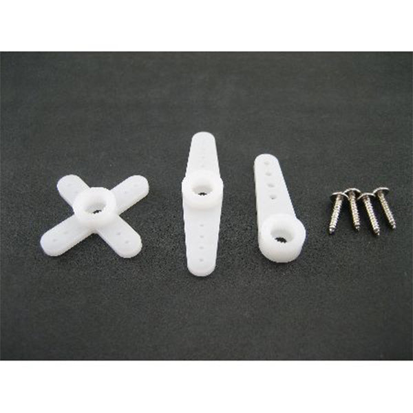 Hitec HS-65 Horn And Hardware Set - Remote Control Toys - Horizon Hobbies, Inc.