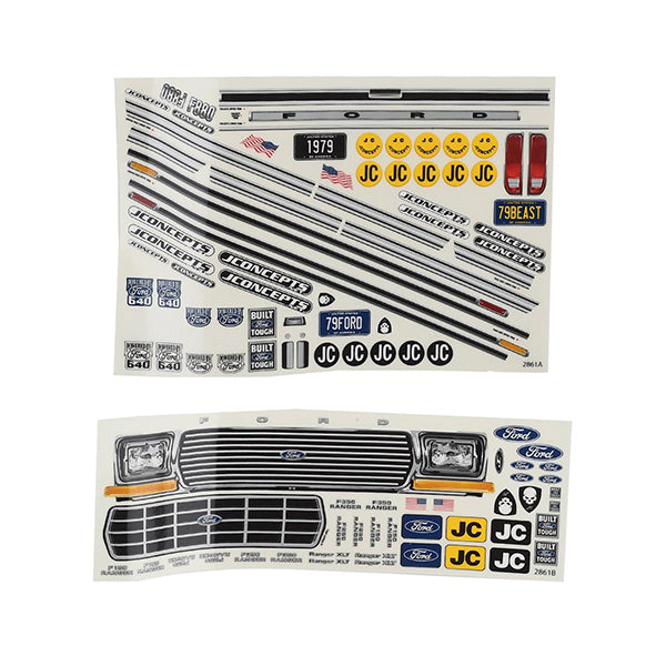 JConcepts 1979 Ford F-250 Scale Rock Crawler Body (Clear) (12.3") - - Horizon Hobbies, Inc.