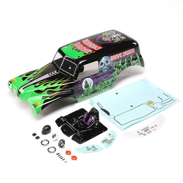 Losi Body Set, Painted, Grave Digger: LMT - Body - Horizon Hobbies, Inc.