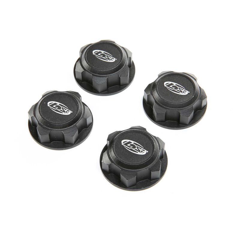 Losi DBXL-E 2.0 Captured Wheel Nut (Black) (4) - Parts - Horizon Hobbies, Inc.