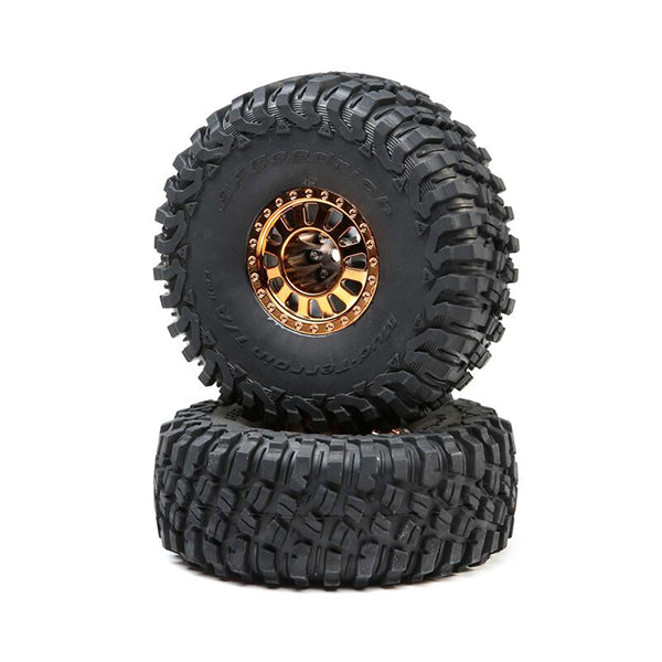 Losi Lasernut U4 2.2 Pre-mounted BFG Tires (Copper) (2) - Wheel/Tires - Horizon Hobbies, Inc.